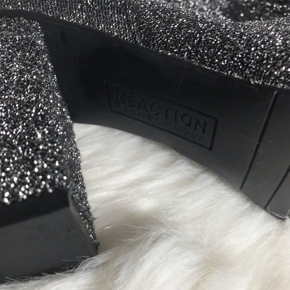 KENNETH Cole Reaction Metallic Stretch Bootie - Picture 2 of 3